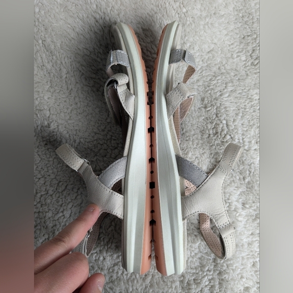 ECCO Sandals For Women Size 41 = 10, 10.5 US Beige Color - Picture 5 of 7